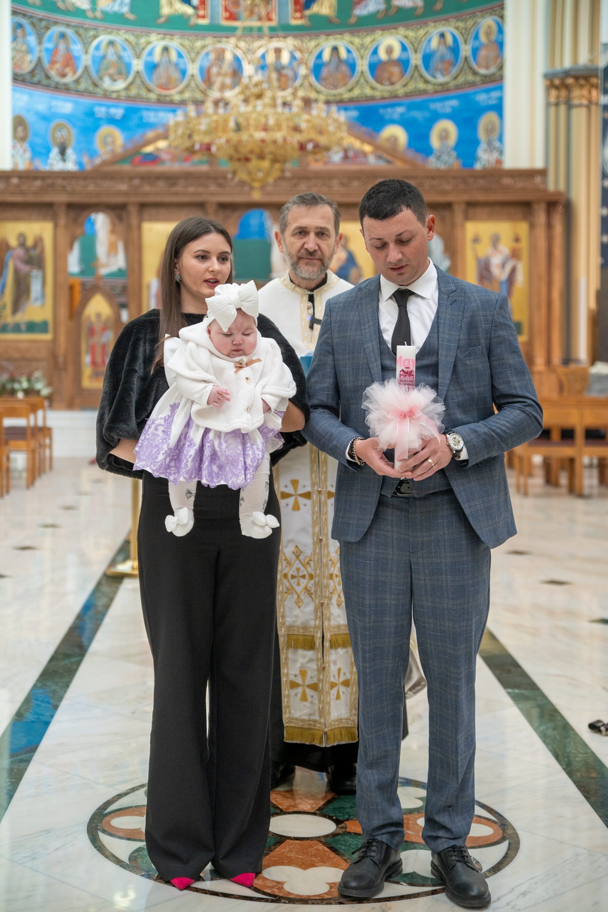 fotografie botez biserica